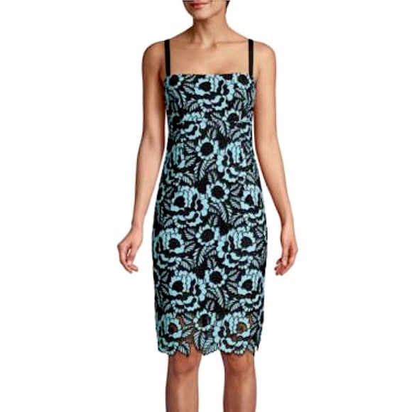 🆕 NANETTE LEPORE Romantic Lace Sheath Dress NWT SIZE 4 - Picture 2 of 15